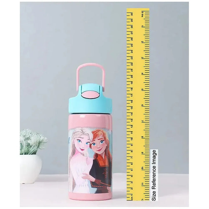 Licensed Disney Frozen Insulated Sipper Water Bottle for Kids | 400 ml | Stylish & Portable Bottle