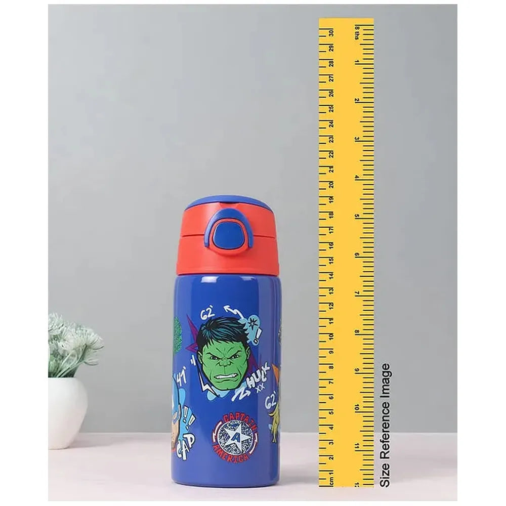 Licensed Marvel Avengers Hulk Sipper Bottle for Kids | Stylish & Portable Drinking Bottle - Blue