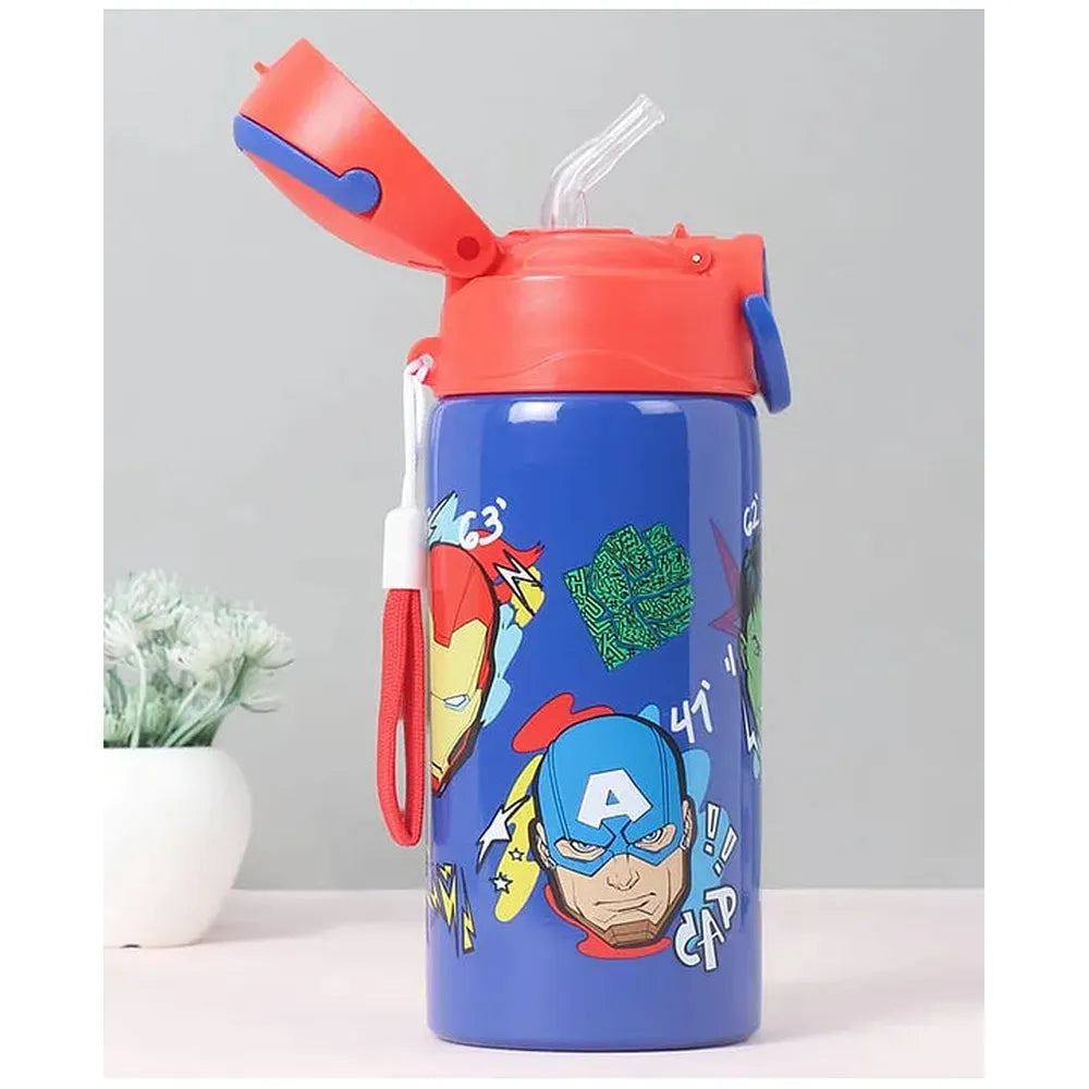 Licensed Marvel Avengers Hulk Sipper Bottle for Kids | Stylish & Portable Drinking Bottle - Blue