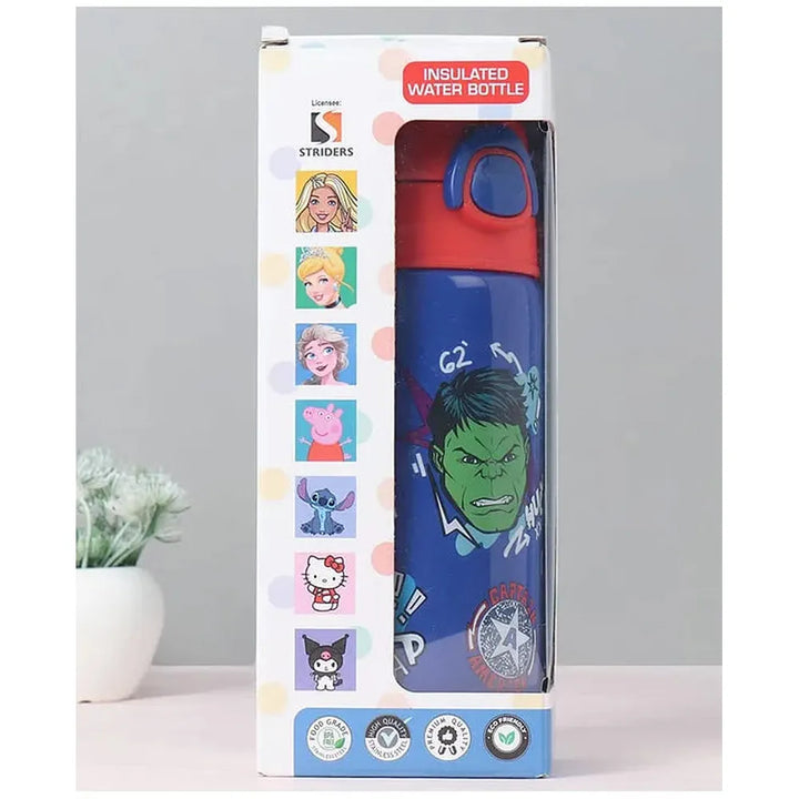 Licensed Marvel Avengers Hulk Sipper Bottle for Kids | Stylish & Portable Drinking Bottle - Blue