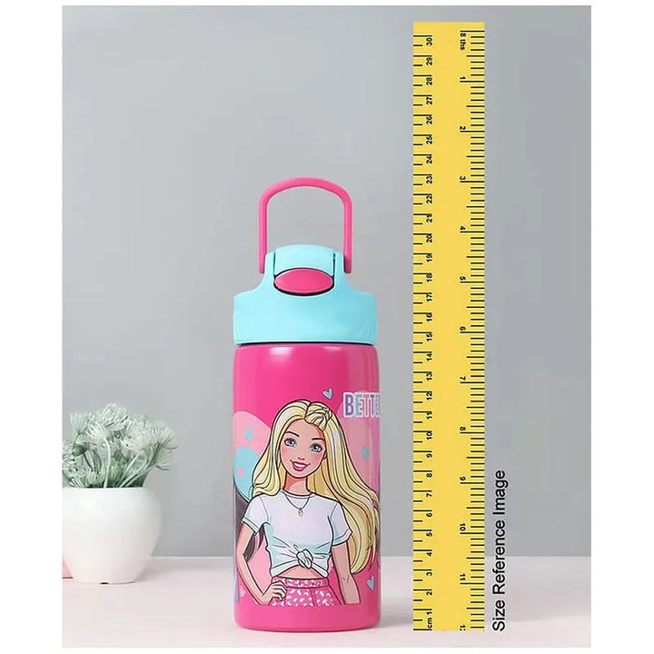 Licensed Barbie Better Together Sipper Water Bottle for Kids | 400 ml | Stylish & Portable Bottle