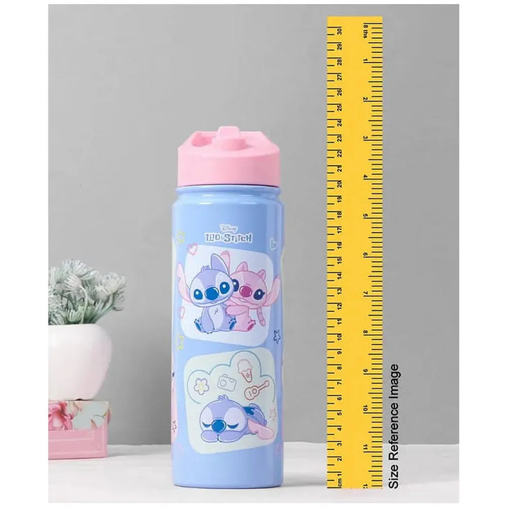 Licensed Disney Lilo & Stitch Sipper Bottle for Kids | 600 ml | Cute & Portable Drinking Bottle