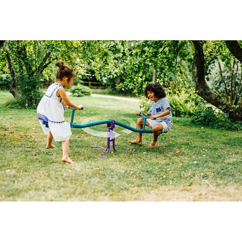 Plum Metal Rotating See Saw (3-10 Years)
