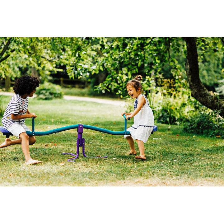 Plum Metal Rotating See Saw (3-10 Years)