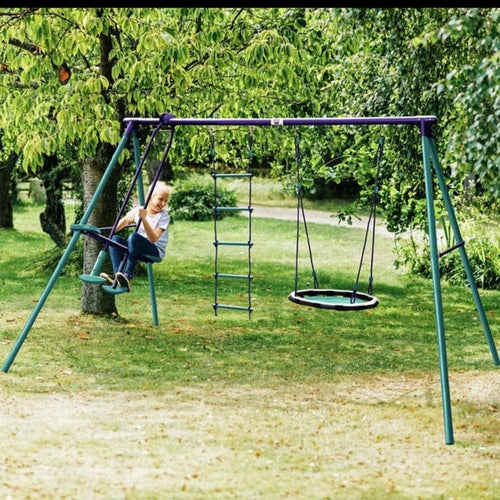 Plum Metal Multiplay Swing Set (3-10 Years)