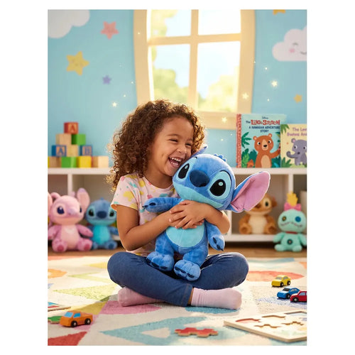 Disney 33cm Stitch Plush Soft Toy - Light Blue