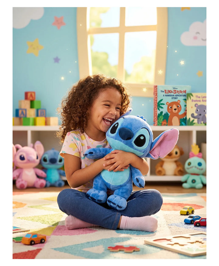 Disney 33cm Stitch Plush Soft Toy - Light Blue