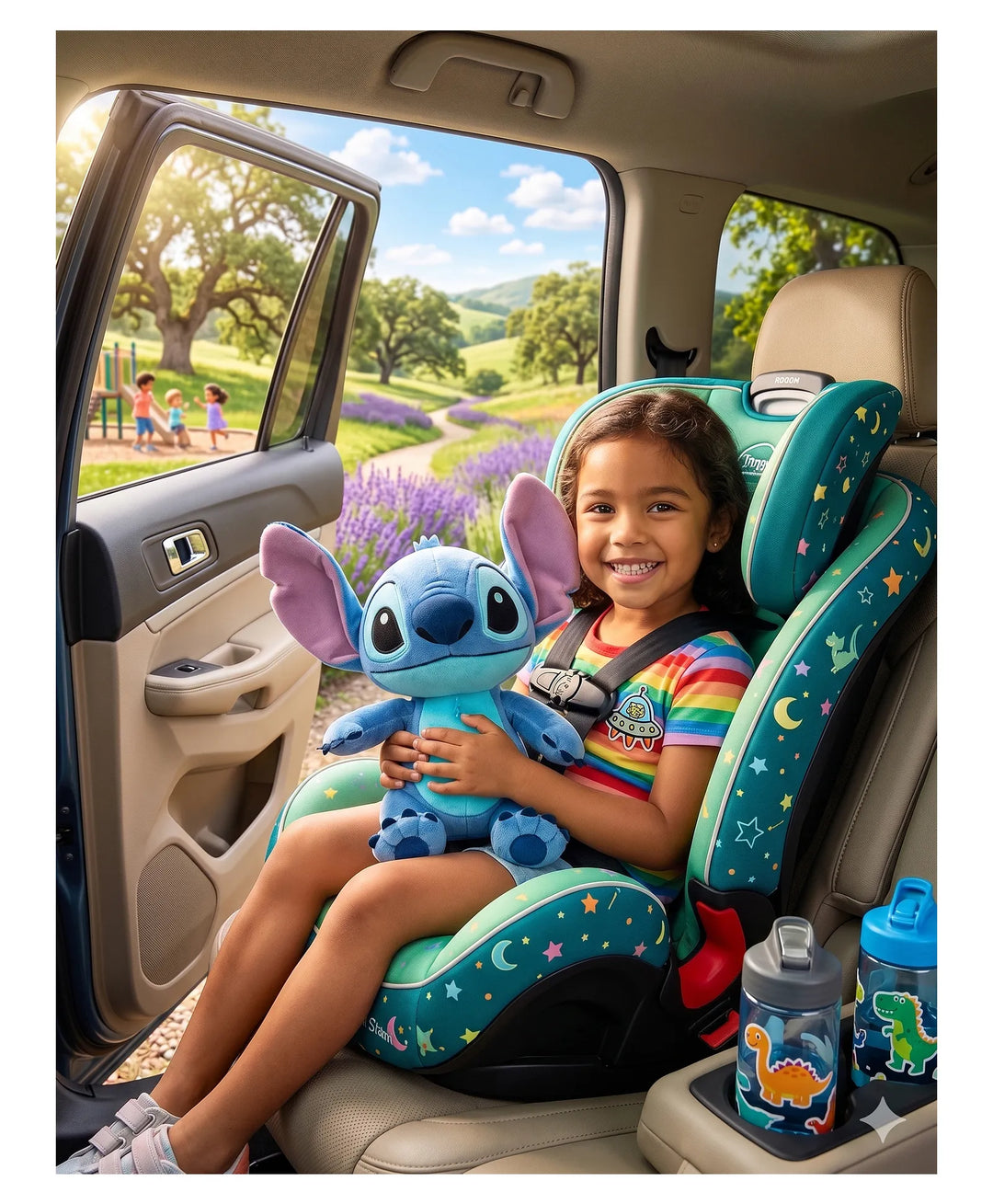 Disney 33cm Stitch Plush Soft Toy - Light Blue