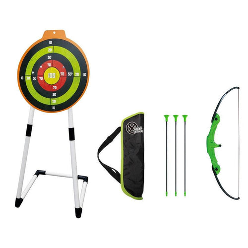 Innov8 Archery Set With Target Stand, 1 Bow & 3 Arrows (5-10 Years)