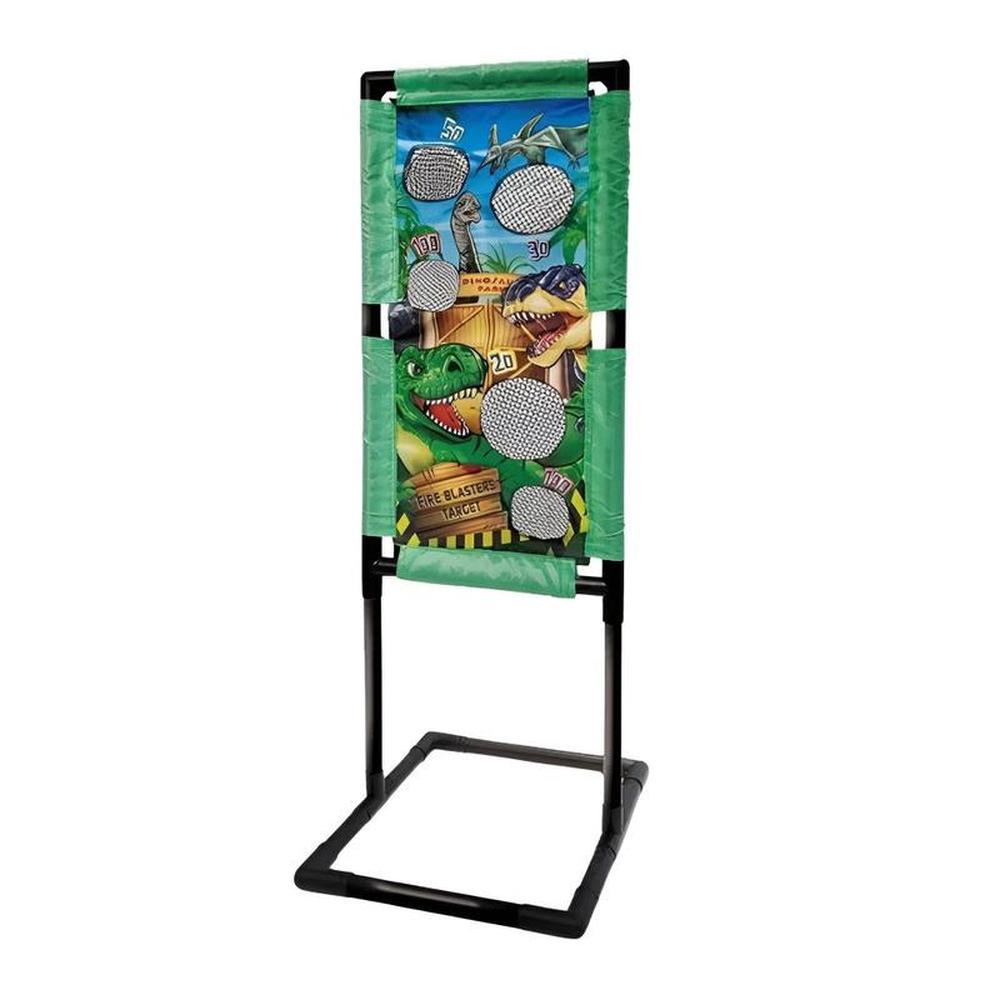 Innov8 Dino Fire Target Set - Dual Air Powered Foam Blasters with Soft Balls (5-10 Years)