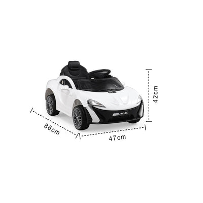 Ride-on Remote Controlled and Battery Operated Resembling JKC-01  White Car | COD not Available