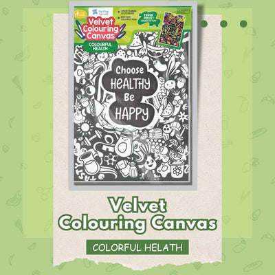 Velvet Colouring Posters for Young Adults/Grown-ups | Colourful Health