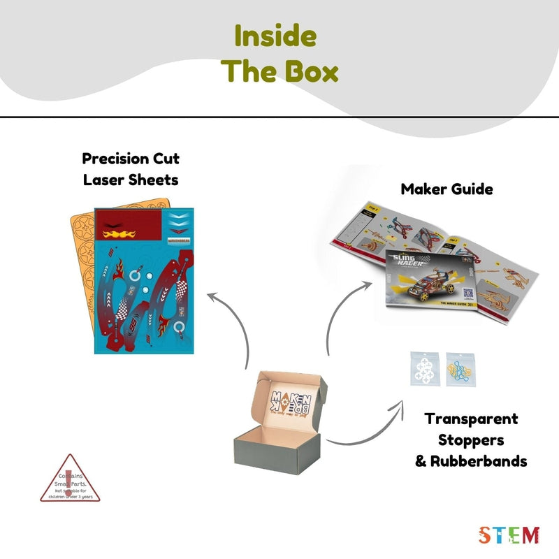 DIY STEM Sling Racer Construction Kit