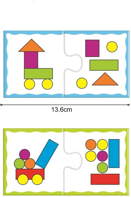 Ratna's Shapes Jigsaw Puzzle – Match & Learn I 24 Pieces