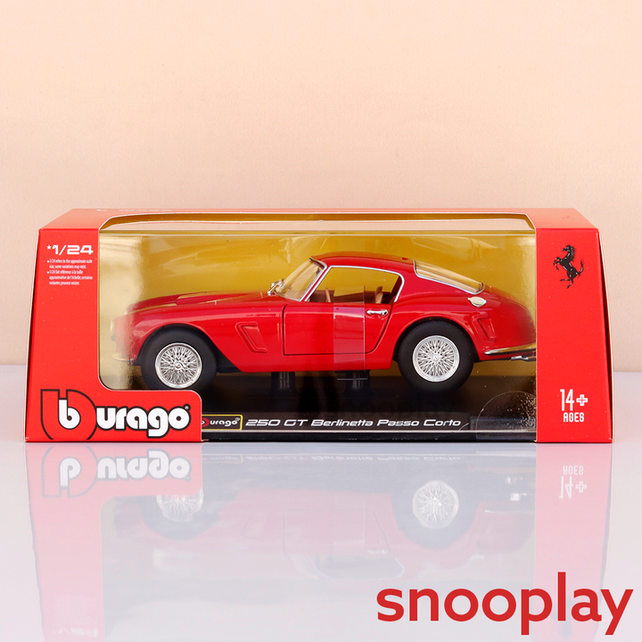 Bburago Original Ferrari 250 GT Berlin1:etta Passo Corto Licensed Diecast Car | 1:24 Scale (14 Years till Grown Ups)