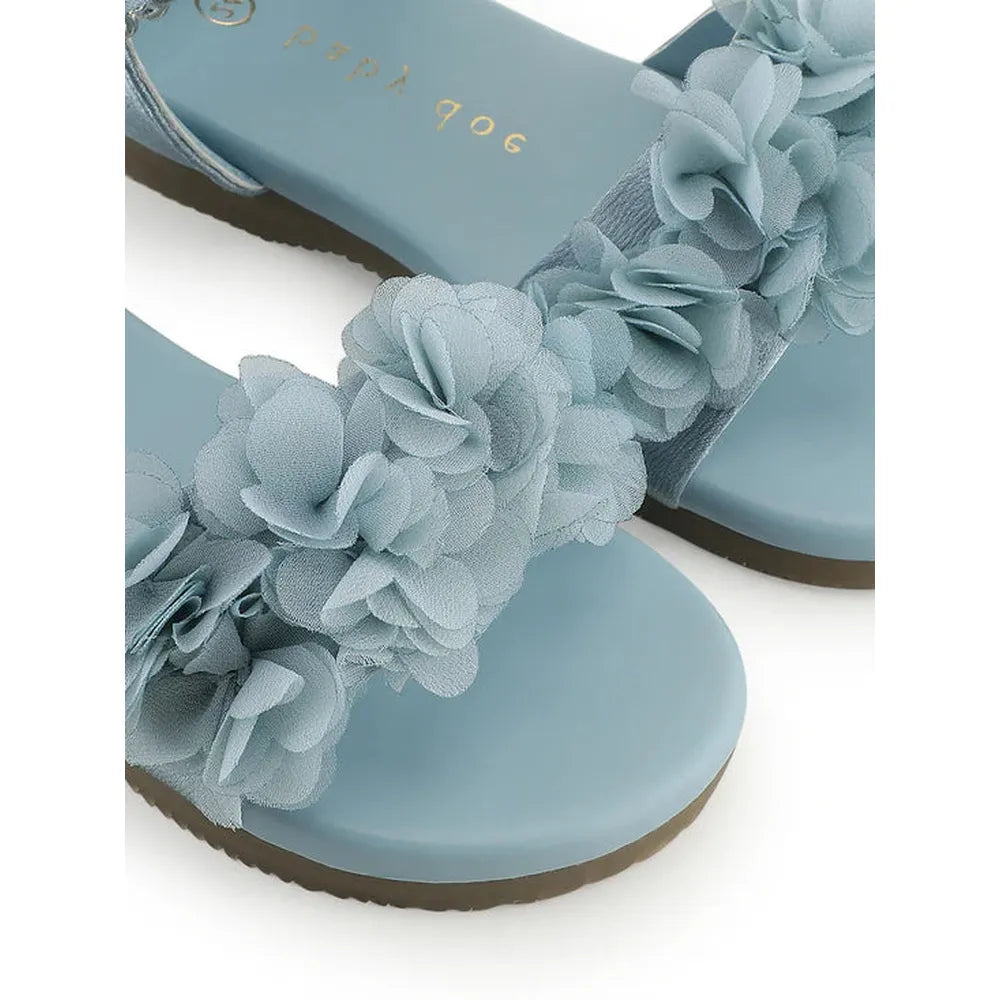 Baby Doe Blue Blossom Sandals