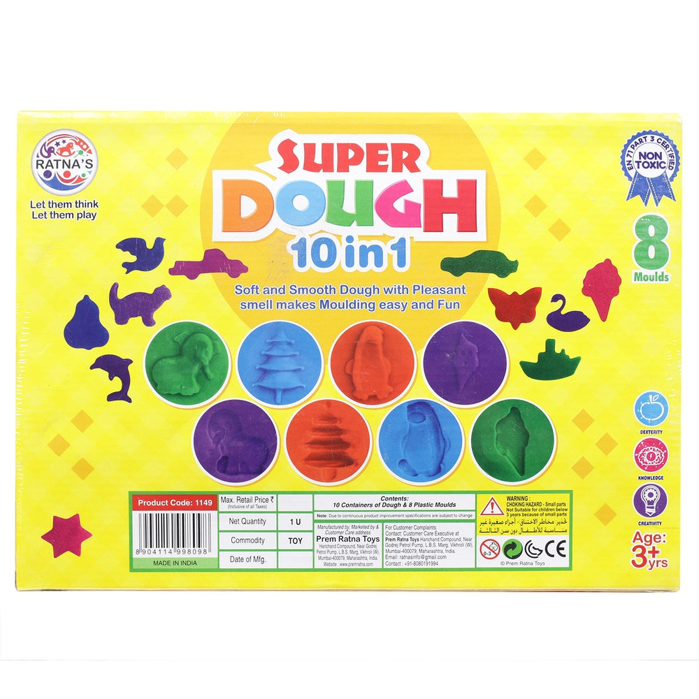 Return Gifts (Pack of 3,5,12) Super Dough Kit 10 in 1