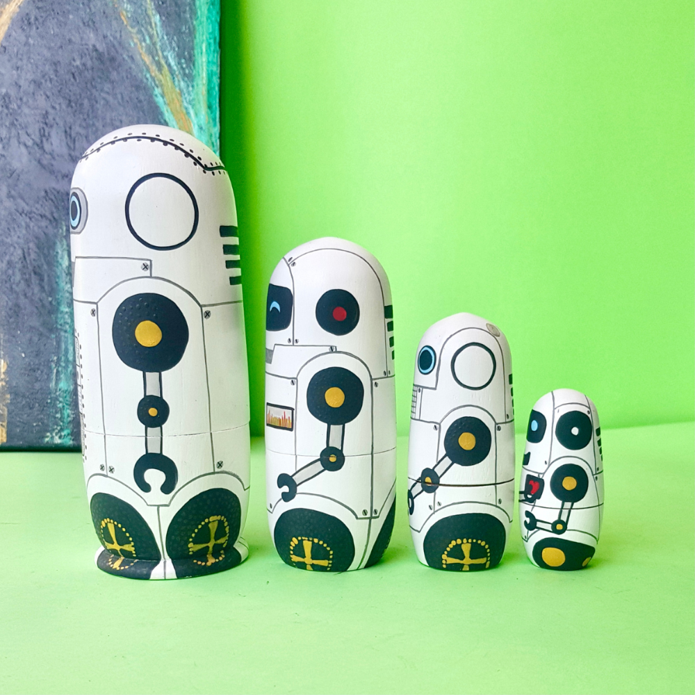 Robo Cob Play Dolls Set (Set of 4)