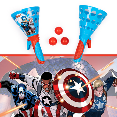 Return Gifts (Pack of 3,5,12) Marvel Captain America Sky ping pong A perfect catching fun game