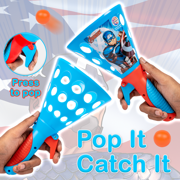 Return Gifts (Pack of 3,5,12) Marvel Captain America Sky ping pong A perfect catching fun game