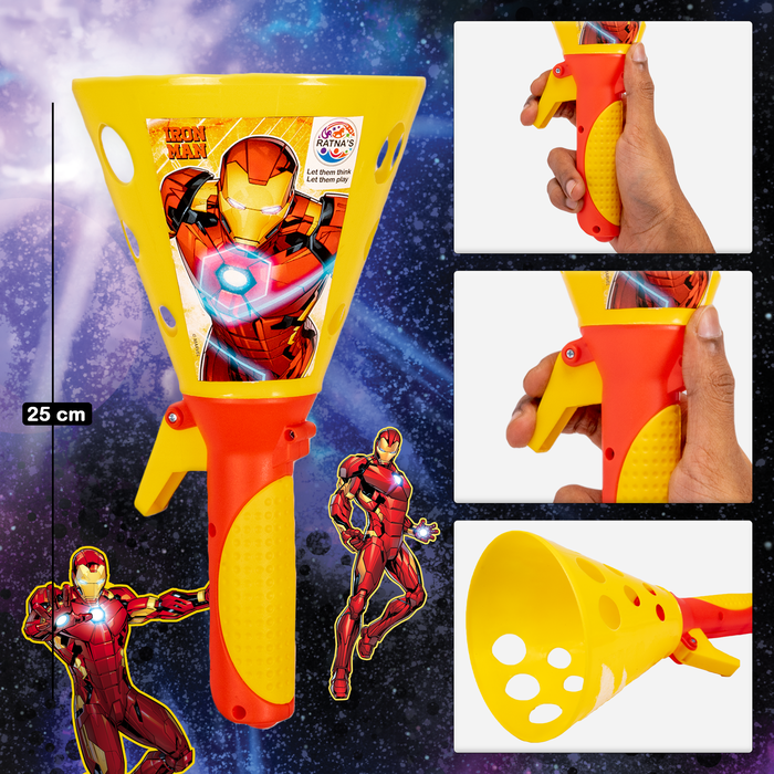 Return Gifts (Pack of 3,5,12) Marvel Iron man Sky ping pong A perfect catching fun game