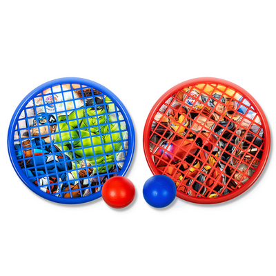 Return Gifts - Marvel Spiderman Mini Fun shot hand tennis for kids (Pack of 3,5,12)