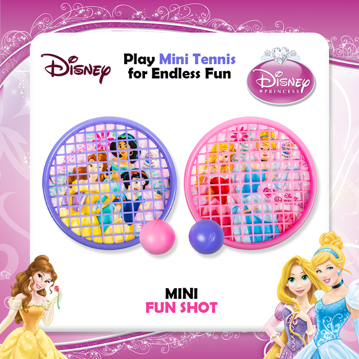 Return Gifts (Pack of 3,5,12) Disney Princess Mini Fun Shot Hand Tennis for Kids