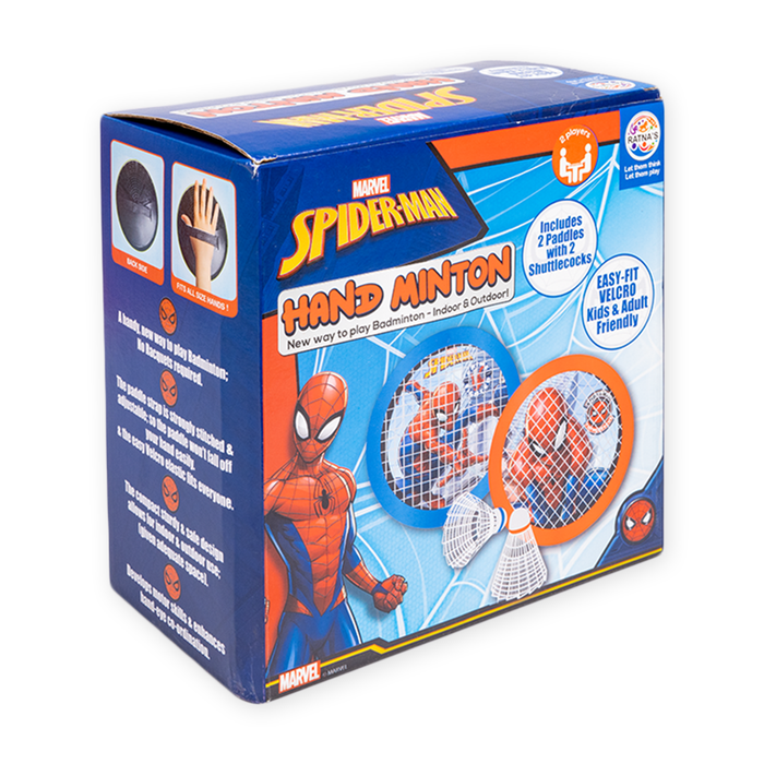 Return Gifts - Marvel Spiderman Handminton. New way to play badminton indoors & outdoors (Pack of 3,5,12)