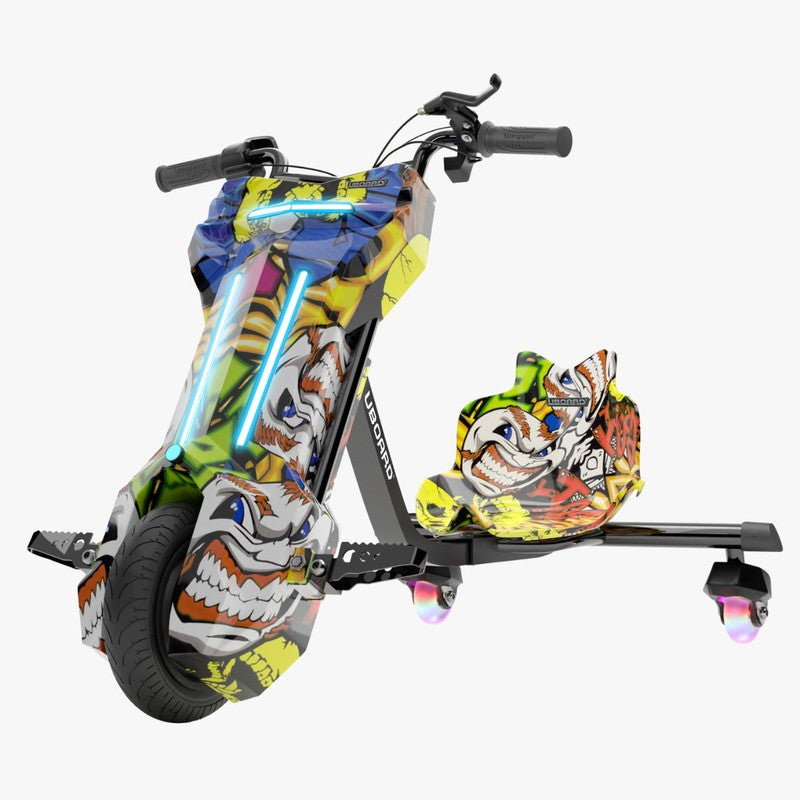 Tygatec T9 3 Wheel Electric 360 Drift Scooter for Kids and Adults With Led Light and Bluetooth - COD Not Available