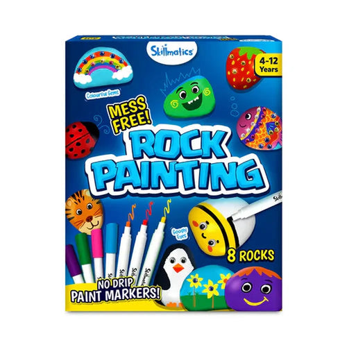 Skillmatics Rock Painting Kit | Mess-Free Art & Craft Activity