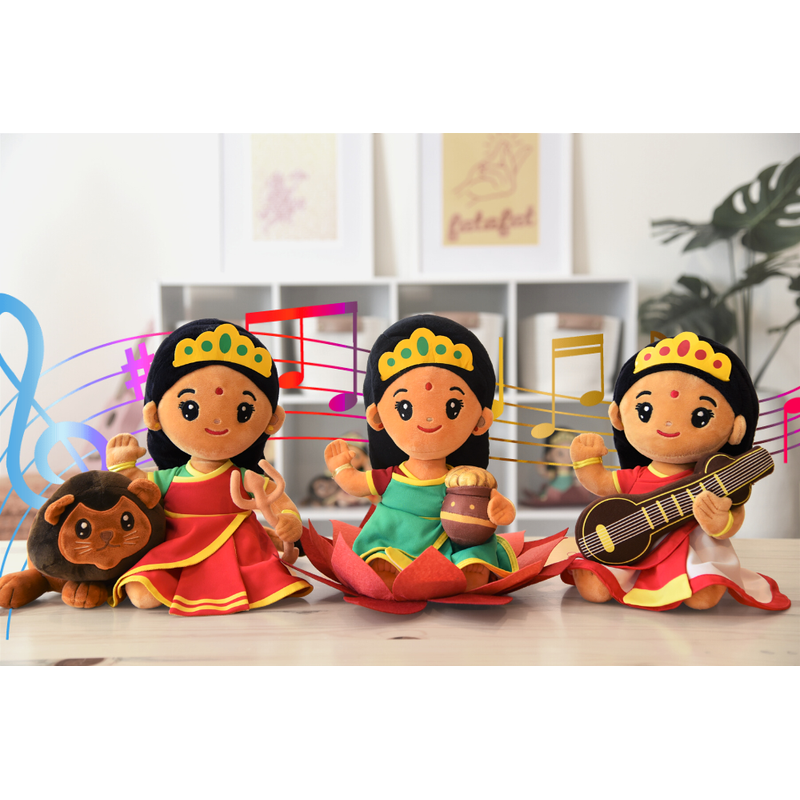 Mini Devis Bundle (7 Inch) Mantra Singing Plush Toys