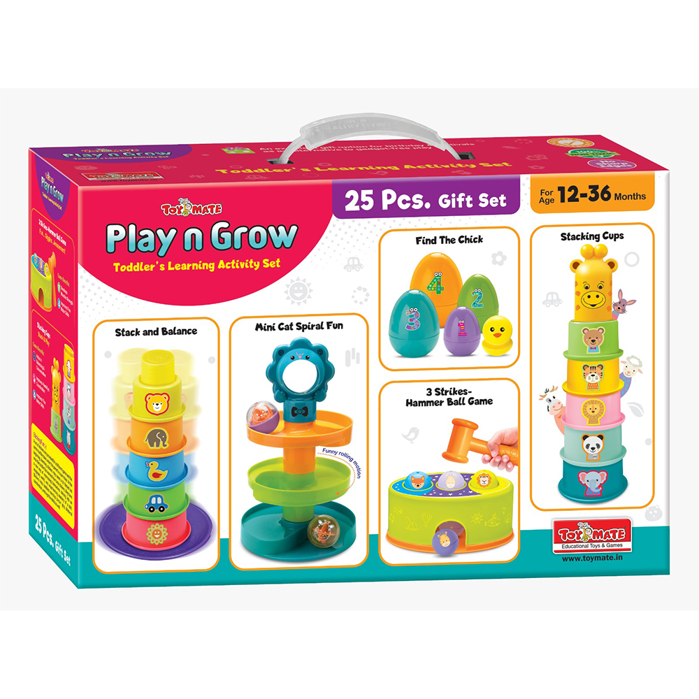 Play N Grow 5-in-1 Toddlers Learning Activity Gift Set