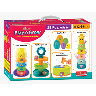 Play N Grow 5-in-1 Toddlers Learning Activity Gift Set