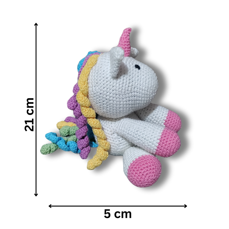 Uran Unicorn Crochet Soft Toy