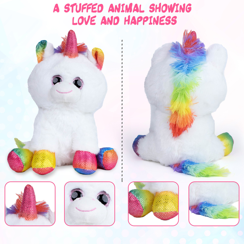 My First Magical Creature Unicorn Soft Toy for Kids | Adorable Stuffed Animal Plush Toy (25 cm)