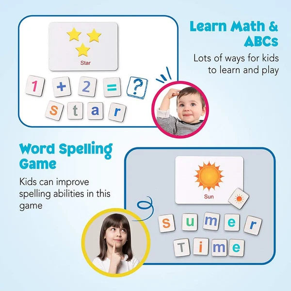 Kidology Magnetic Letters and Numbers Learning Set | ABC & 123 Educational Toy