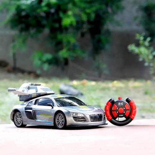 Remote Control Speed Racer Car with App Control & Smoke Spray | 1:24 Scale (5-12 Years) | Assorted Designs & Colors