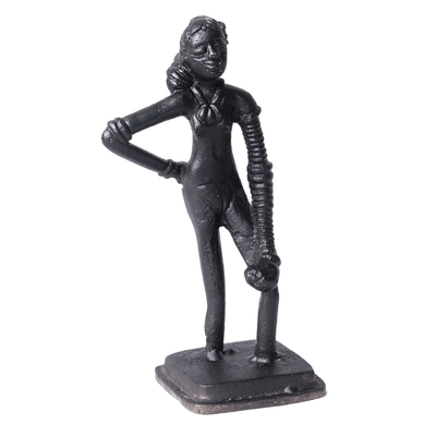 Harappan Brass Dancing Girl Statuette