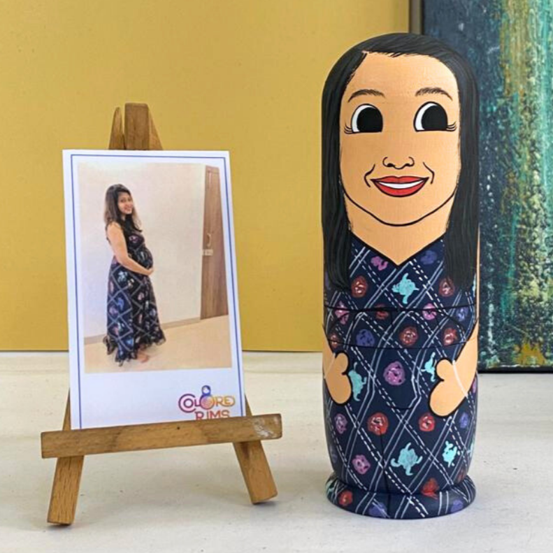 Personalised Wooden Companion Dolls (Set of 1) - COD Not Available