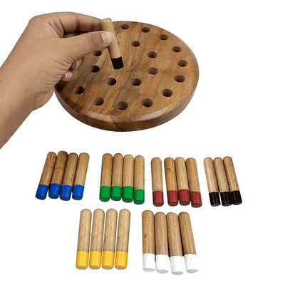 Wooden Memory Matchstick Chess Game