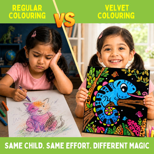 Colour-In Velvet Wild Life (3-10 Years)