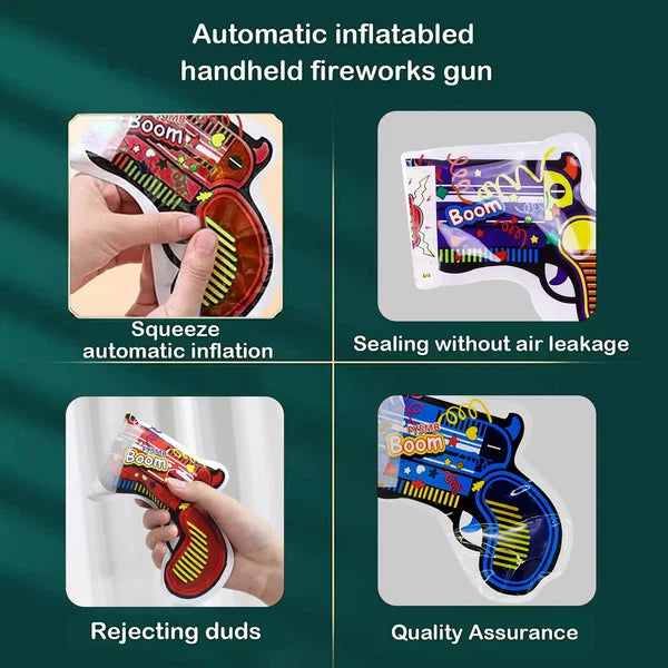 Kidology Inflatable Fireworks Guns (Set of 15)
