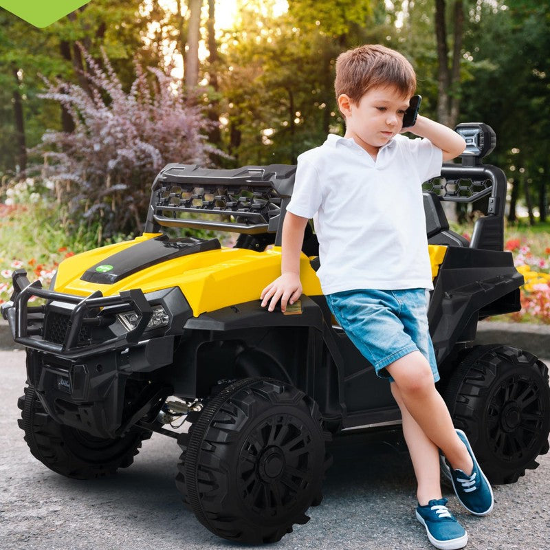 Broot Rechargeable Battery Operated Ride on Jeep Car with Music & Light For Kids | COD Not Available