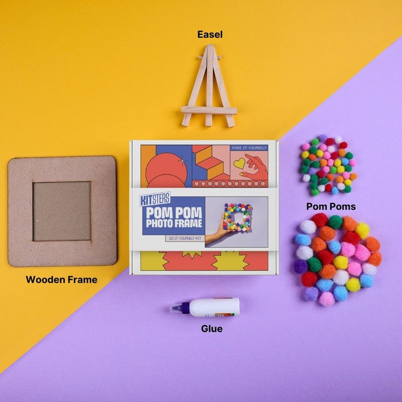 DIY Pom Pom Photo Frame Kit