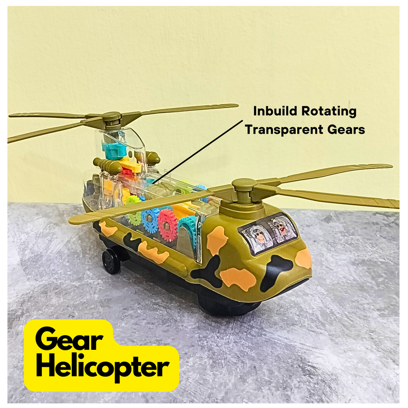 Musical Helicopter Toy (Non Flying - Assorted Colors