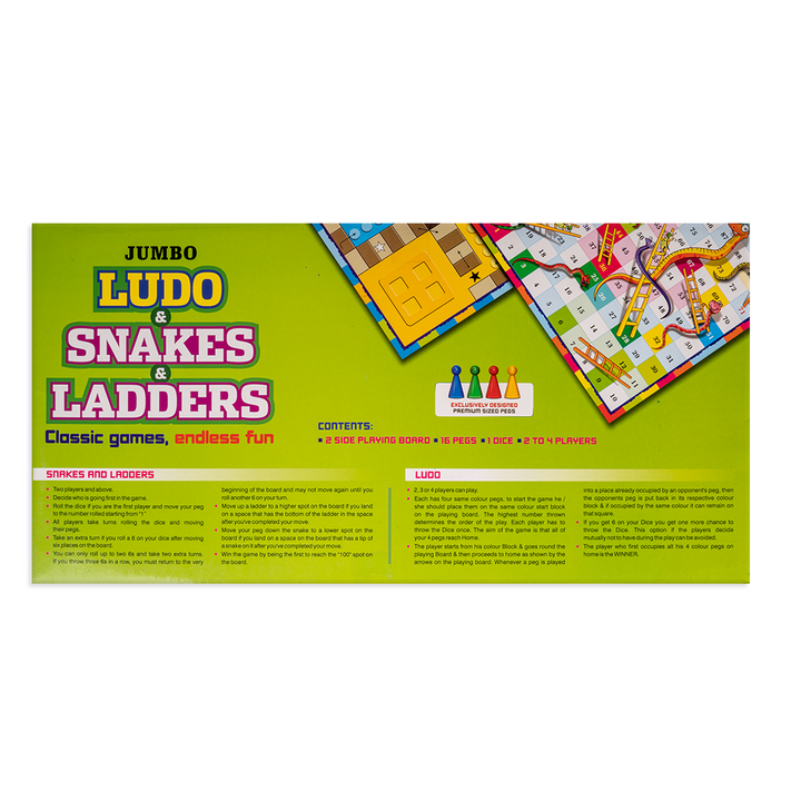 Return Gifts (Pack of 3,5,12) Ludo And Snake & Ladder Jumbo - (Pack of 3,5,12) Return Gifts