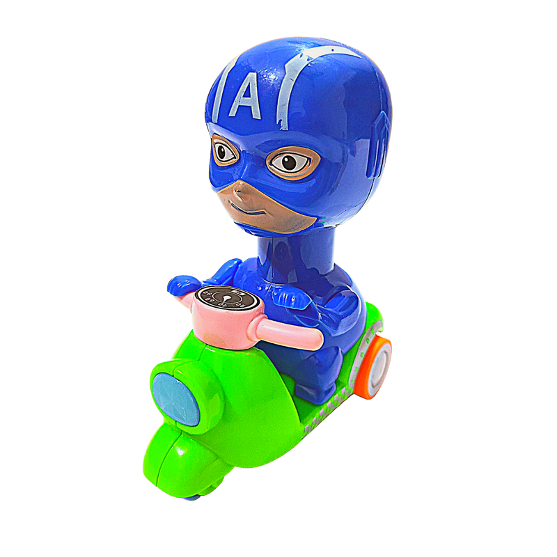 Captain America Toys | Mini Scooter Toy for Kids Friction Toys (Captain America)