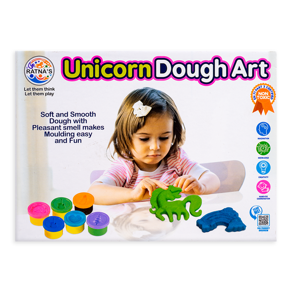 Return Gifts (Pack of 3,5,12) Unicorn Dough Art Kit