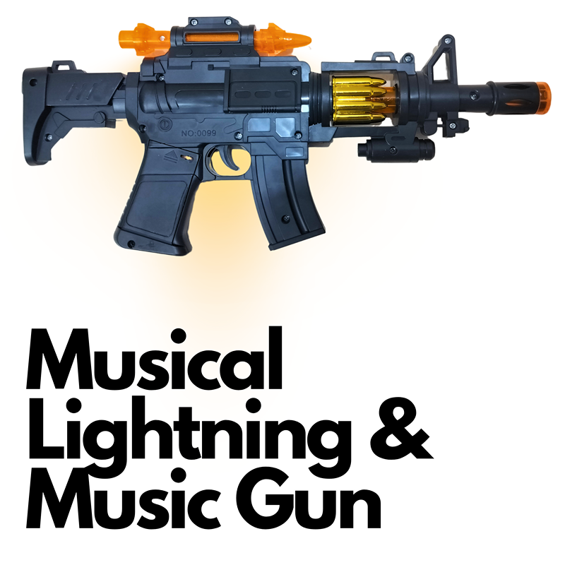 Ak 47S Toy Gun (Lightning & Music)