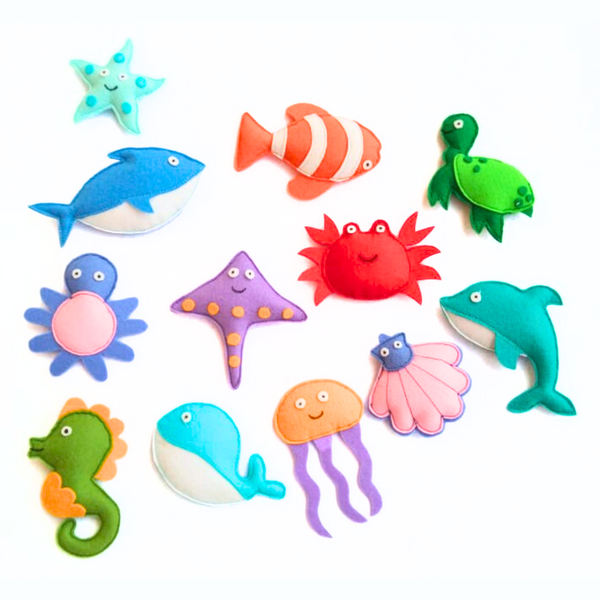 Buy KTRS ENTERPRISE Wooden Magnetic Fishing Sea Animals Cartoon
